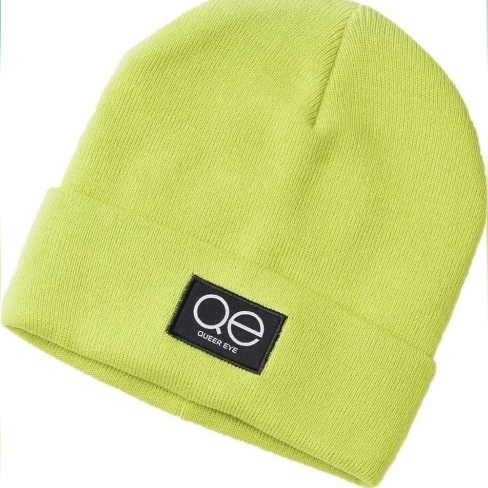 Queer Eye Yellow NWT Beanie 💚